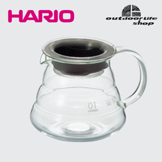 เหยือกดริปกาแฟ Hario v60 range server 360 clear