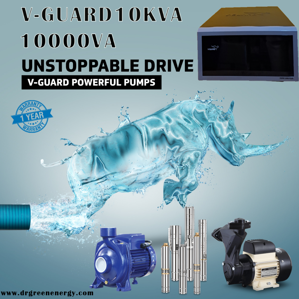 V-Guard10 KVA เครื่องปรับแรงดันไฟ อัตโนมัติ Dr. Green Energy AVR (Automatic Voltage Regulator) Stabi