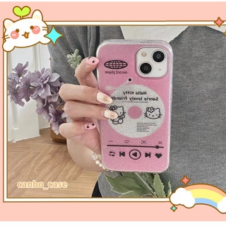 🎁ส่งของขวัญ🎁เคสไอโฟน สำหรับ 11 14 for iPhone Case 13 12 Pro Max น่ารัก แมว แผ่นเสียง กันกระแทก เคสนิ่ม เคสโทรศัพท์