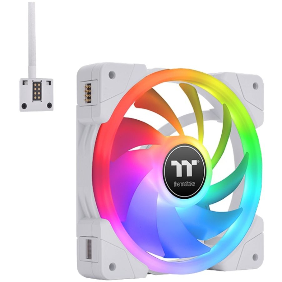 Thermaltake Fan Swafan EX12 RGB Blades (3xFan Pack) Controller x1 Extra White COOLERS