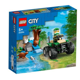 LEGO City ATV and Otter Habitat, 60394 Off-Roader Quad Bike Toy Car for Kids Age 5 Plus