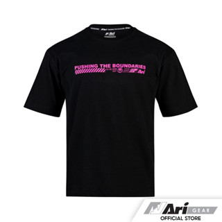 ARI PTB OVERSIZE TEE - BLACK/PINK/WHITE เสื้อยืดโอเวอร์ไซซ์ พีทีบี อาริ สีดำ