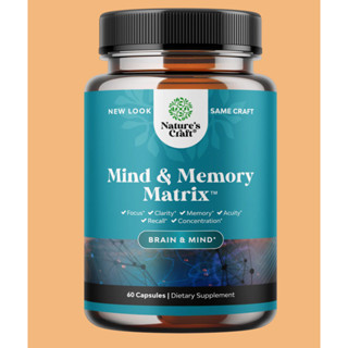 Natures Craft Mind &amp; Memory Matrix 60 Capsules