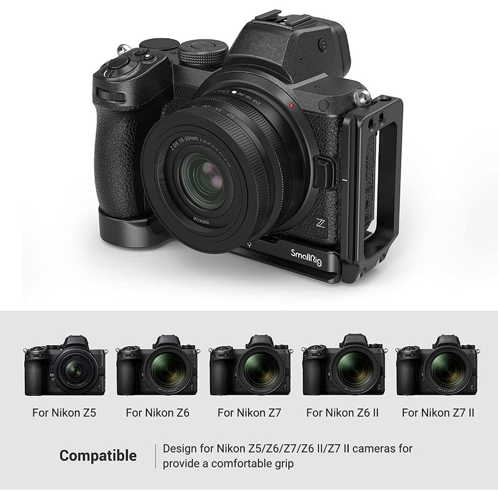 SmallRig L Bracket for Nikon Z5 Z6 Z7 Z6II Z7II L Plate เพลทขาตั้งกล้อง