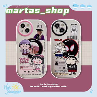 ❤️ส่งของขวัญ❤️ เคสไอโฟน 11 12 13 14 Pro Max การ์ตูน ความนิยม ฤดูร้อน แฟชั่น สไตล์คู่รัก Case for iPhone สาวน่ารักหัวใจ