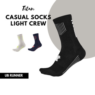 ถุงเท้า Titan casual socks light crew