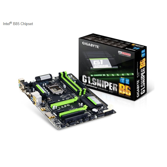 มี M2. เมนบอร์ด Gigabyte G1.Sniper B6 ตัวแรง สเปคดี Socket. LGA1150 DDR3รองรับ M.2 PCIe SSD MAX RAM 