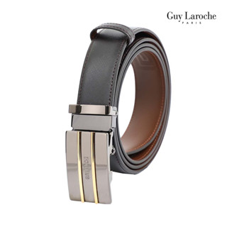 Guy Laroche เข็มขัดหนังผู้ชาย ( สีน้ำตาล ) - MGB0004A