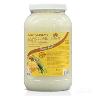 LA PALM HONEY EXTREME SUGAR CANE SCRUB HONEY PEARL 3785 ML ของแท้!! / SCRUB สครับผิวกาย