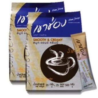 Khao Shong Coffee Mix Smooth & Creamy เขาช่อง 3อิน1 สมูทแอนด์ครีมมี่ 20g. 25Sticks (2แพค)