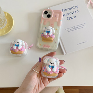 เคสแอร์พอด 3 Case Airpods 3 pro2 case การ์ตูน น่ารัก สามมิติ ครีม ลูกสุนัข เคส Airpod 3 pro2 case เคส Airpod 1 gen2 case