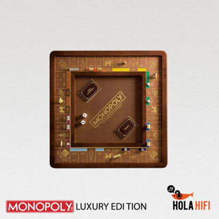 Monopoly Luxury Edition Board Game - เกมส์เศรษฐีระดับพรีเมี่ยม งานไม้ลิขสิทธิ์แท้ Monopoly