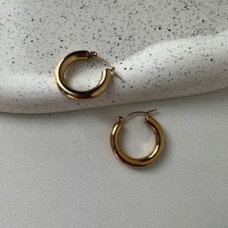 Adoreofficial.bkk| Circle hoop gold earring