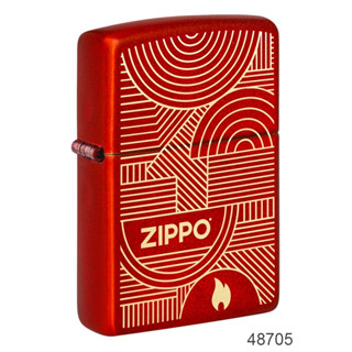 Zippo 48705 Abstract Lines ของแท้ Made in USA