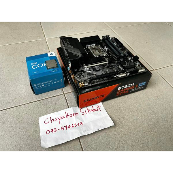 (LGA1700) I5 13500 + Gigabyte B760M Gaming X DDR4 ครบกล่อง ประกันเดินได้ไม่ถึงเดือน