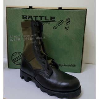 รองเท้าจังเกิ้ลเขียว,โรเสริท์,BOOTS,HOT WEATHER, (Olive Drab,Jungle Mil Spec)