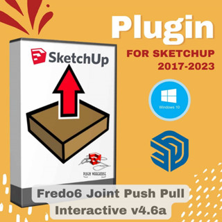 [E54] Fredo6 Joint Push Pull Interactive v4.6a | Plugin for Sketchup 2017-2023 | Extensions