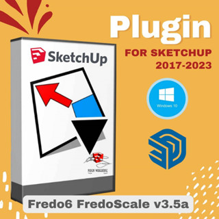 [E53] Fredo6 FredoScale.v3.5a ( ปลั๊กอิน Scale ) | Plugin for Sketchup 2017-2023 | Extensions