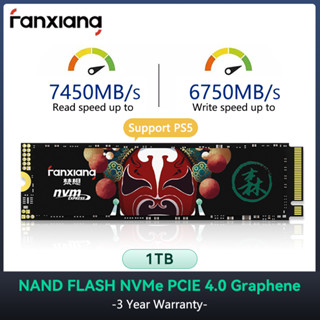 FANXIANG 7400MB/s SSD NVMe M.2 2280 1TB Internal Solid State Hard Disk PCIe 4.0x4 2280 SSD Drive for PS5 Laptop Desktop