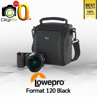 Lowepro Bag Format 120 Black - กระเป๋ากล้อง มิลเรอร์เลส กล้องวิดีโอขนาดเล็ก  กล้องแอ๊คชั่นแคม