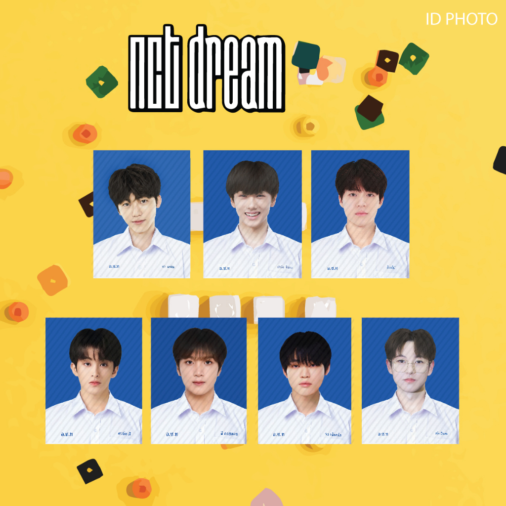 รูปติดบัตร เอนซีทีดรีม ID PHOTO NCT DREAM