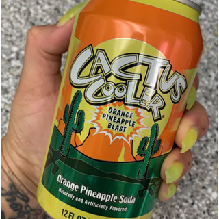 🇺🇲Cactus Cooler, Orange Pineapple Soda 12 fl oz. (355ml.) (พ…