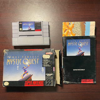 งานกล่องแท้ Final Fantasy Mystic Quest (US) SNES