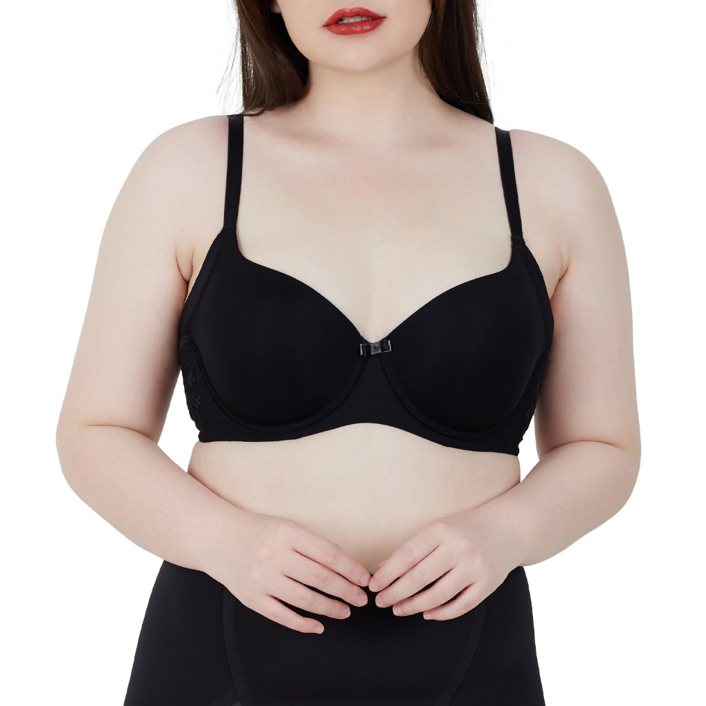 Wacoal Curve Diva บราเก็บกระชับ รุ่น WB7951 สีดำ (BL)