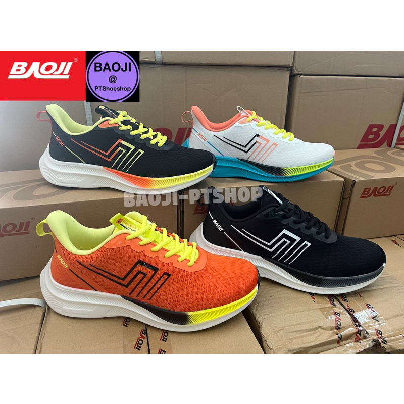 รองเท้าผ้าใบ Baoji แท้100%(BJM724A)ตรงปก Size41-45 วิ่ง ลำลอง ออกกำลังกาย