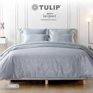 [New]TULIP ชุดเครื่องนอน ผ้าปูที่นอน ผ้าห่มนวม รุ่น Micro Jacquard ทอลายนูนบนเนื้อผ้าสีพื้น TJ001 สัมผัสถึงความเรียบ หรู