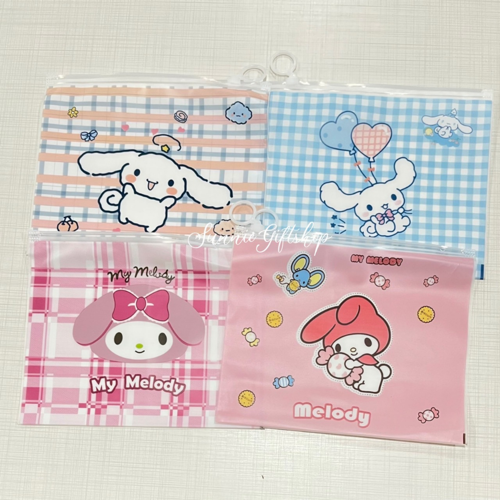 ถุงซิปพลาสติก ใส่ของจุกจิก ใส่ดินสอ ลายการ์ตูน 5ใบ/pack - รูปที่ 4