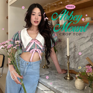 FLAT2112 FF0473 : ABBY MOUNT CROP TOP