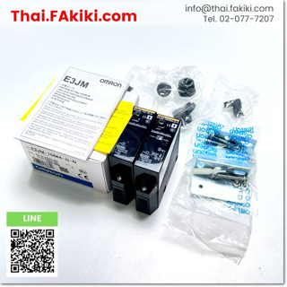 พร้อมส่ง, (A)Unused, E3JM-10M4-G-N Photoelectric Sensor, เซนเซอร์รับแสง สเปค -, OMRON (66-007-432)