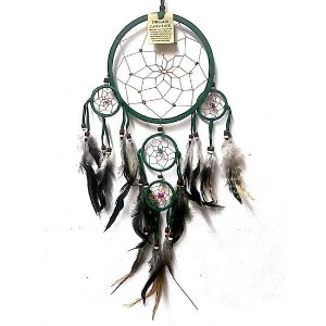 Dream catcher size 12 cm. (เครื่องรางดักความฝัน) DC1201