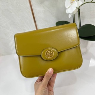 (สีเขียว) TORY BURCH ROBINSON SPAZZOLATO 005