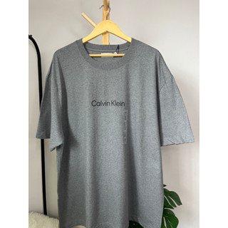 เสื้อยืดCalvin Klein  " เสื้อยืดชายCKเจนนี่ Relaxed Fit เทา"  งานCalvin Kleinแท้100%