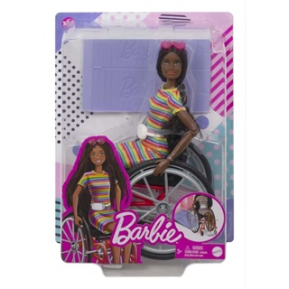 Barbie Fashionistas Doll with Wheelchair Accessory. ขายตุ๊กตาบาร์บี้แฟชั่นนิสต้า รุ่นนั่งวีลแชร์ 💥 สินค้าใหม่พร้อมส่ง 💥