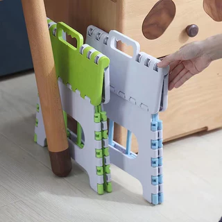 พร้อมส่ง! ! เก้าอี้พับพกพา อเนกประสงค์ พลาสติกพับได้ Baby Foldable Chair แสงสว่าง