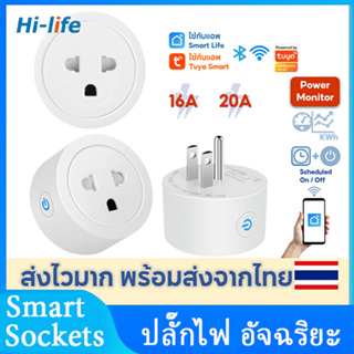 [ส่งจากไทย] SmartPlug Wi-Fi 16A20A ปลั๊กไฟ อัจฉริยะ วัดพลังงาน ควบคุมผ่านแอพ SmartLife สั่งด้วยเสียงผ่าน GoogleHome