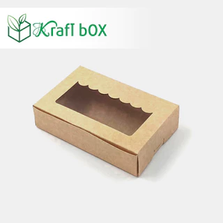 กล่องบราวนี่ กล่องขนม มีหน้าต่าง มี 3 ขนาด (20 ใบ/แพค)