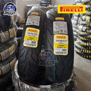 [Pirelli] ยางซิ่งขอบ 17 นิ้ว Pirelli Diablo Rosso III สำหรับรถพิกัด 100-400 cc