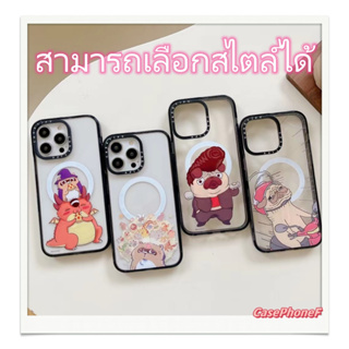 ✨ส่งของขวัญ✨เคส for iPhone 11 14 Pro Max Case for iPhone 12 13 ป้องกันการตก การป้องกัน การ์ตูน สาวน่ารักหัวใจ โปร่งแสง