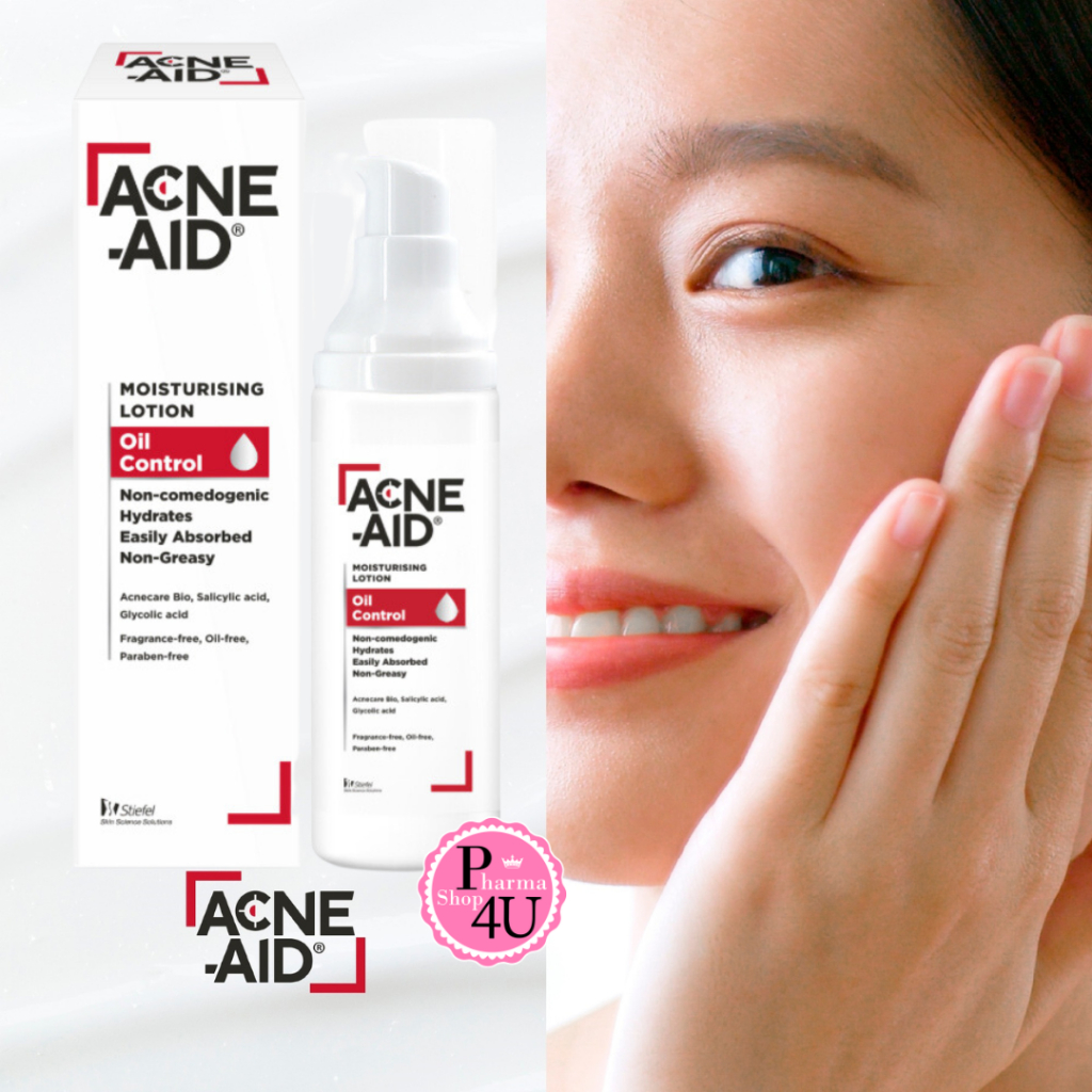 Acne Aid Moisturising Lotion Oil Control แอคเน่เอด มอยซ์เจอร์ไรซิ่ง โลชั่น ออยล์ คอนโทรล30 ml.#10829