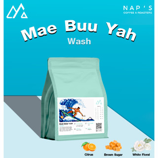 NAPSCOFFEE เมล็ดกาแฟปางขอนคั่วอ่อน Mae buu yah  - Wash 200G