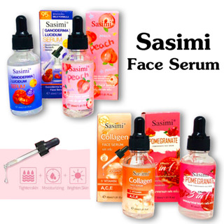 เซรั่ม SASIMI Face serum ซาซิมิ เซรั่มบำรุงผิวหน้า 4สูตร เพิ่มความชุ่มชื้น กระจ่างใส ช่วยลดรอยสิว รอยดำ