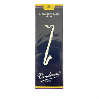 ลิ้นเบสคลาริเนตยี่ห้อ Vandoren รุ่น Traditional bass clarinet มีขนาดให้เลือกแยกชิ้น