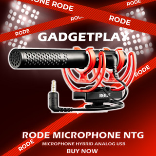 [กรุงเทพฯ ด่วน 1 ชั่วโมง] Rode VideoMic NTG Camera-Mount Shotgun Microphone สินค้ารับประกันศูนย์ไทย 2 ปี