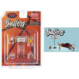 American Diorama 1/64 miJo Exclusives Ballers Metal Figures Set Limited Edition AD-76516MJ