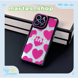 ❤️ส่งของขวัญ❤️ เคสไอโฟน 11 12 13 14 Pro Max รูปหัวใจ ความคิดสร้างสรรค์ การ์ตูน หวานเท่ Case for iPhone สาวน่ารักหัวใจ