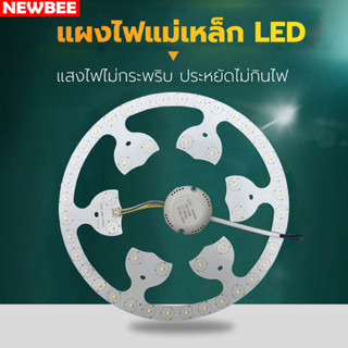 NEOBEE โคมซาลาเปา แผงไฟเพดานled 24w แสงเดย์ไลท์ แผงไฟแม่เหล็ก แผงไฟ led โคมเพดานled แผงไฟแม่เหล็ก แผ่นชิป แผ่นชิพ